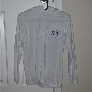 Boys Southern Tide Long sleeve hooded shirt